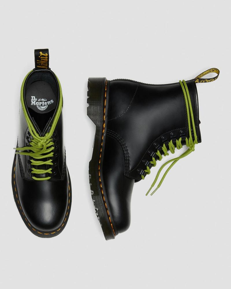 Dr Martens 1460 Ben Smooth Leren Veterlaarzen Heren Zwart | NL 306LIS